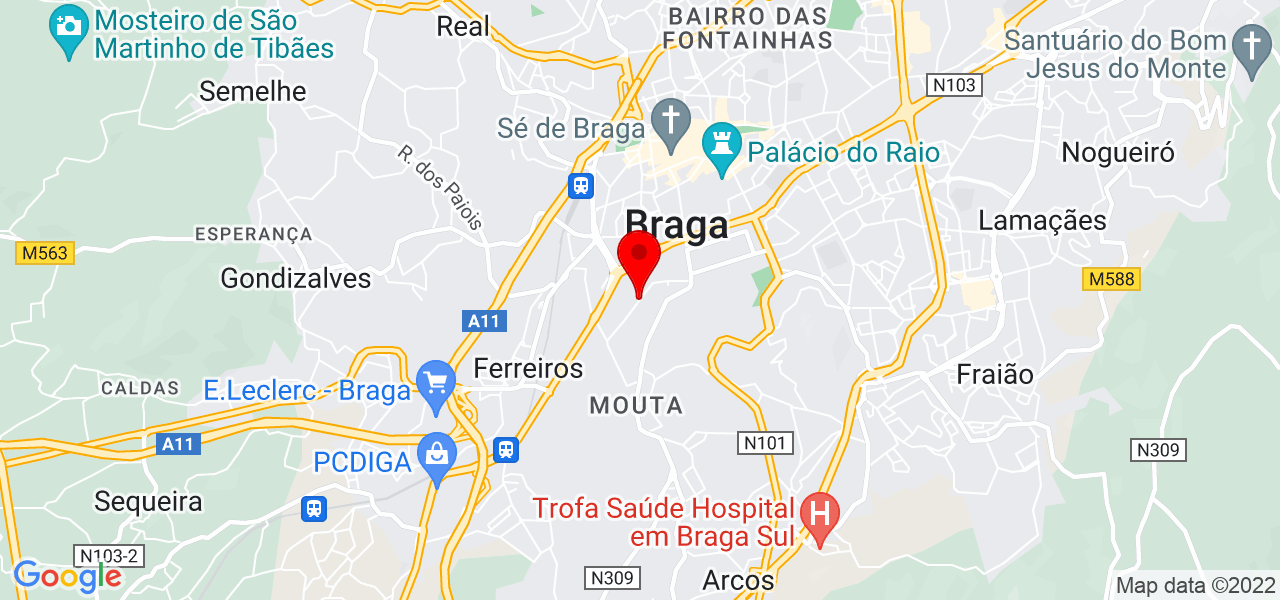 maria emilia - Braga - Braga - Mapa