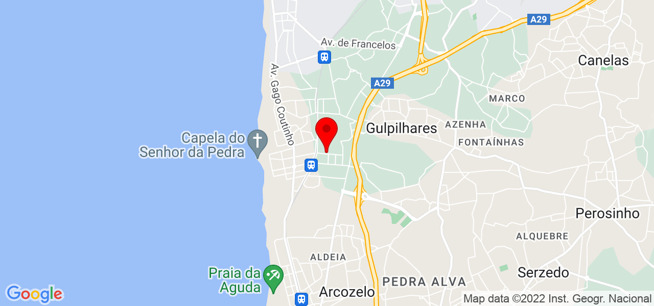 Paulo Jer&oacute;nimo Pereira de Almeida - Porto - Vila Nova de Gaia - Mapa