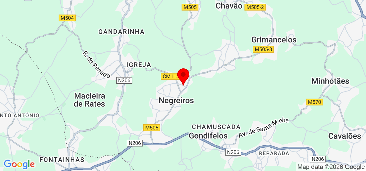 Hugo Carvalho - Braga - Barcelos - Mapa