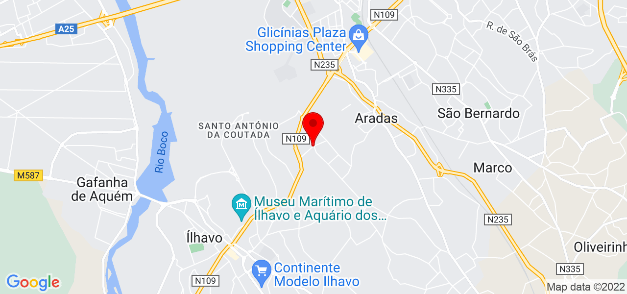 Michele Nunes - Aveiro - Aveiro - Mapa