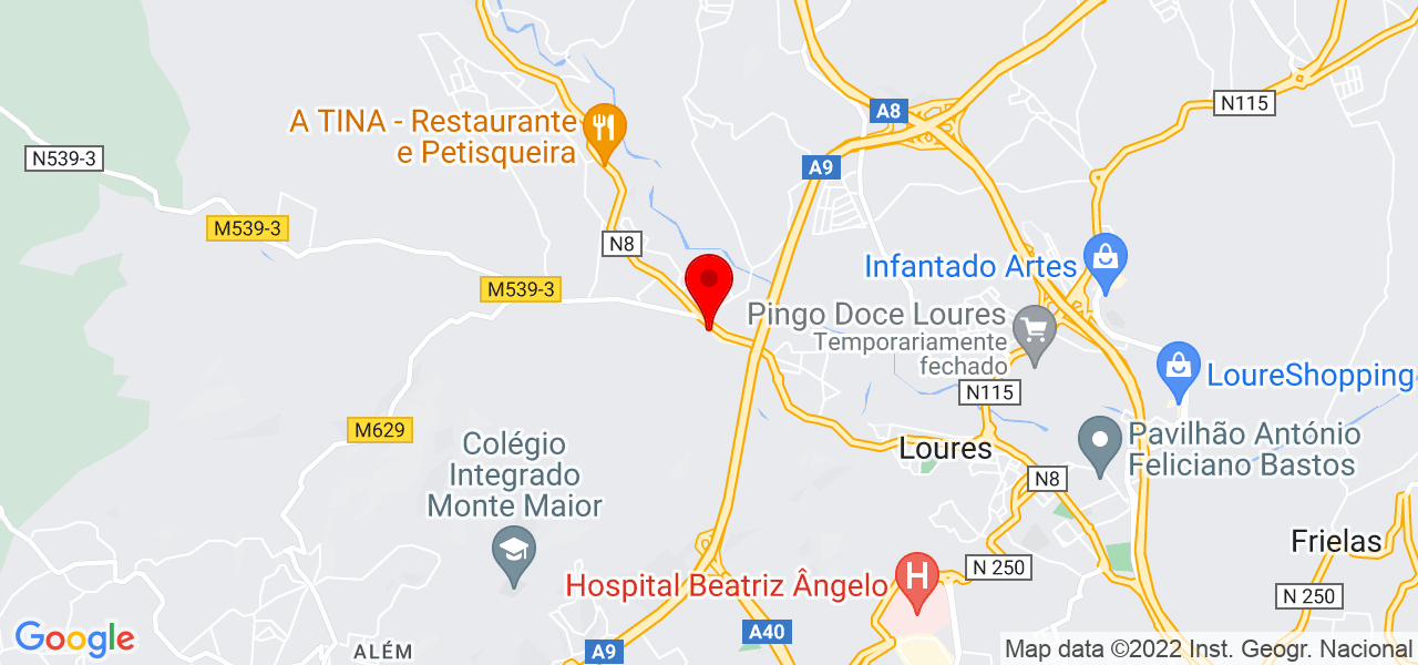 Paulo J. Reis - Lisboa - Loures - Mapa