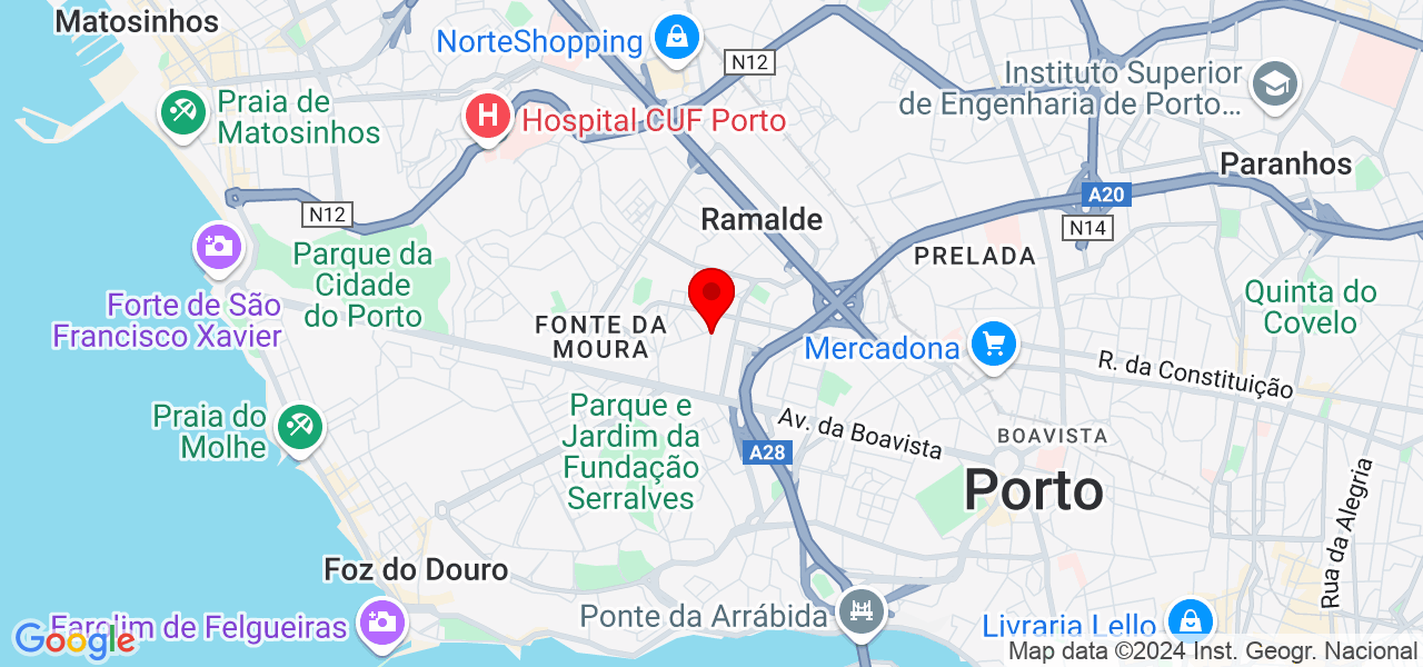 Catarina Carvalho - Porto - Porto - Mapa