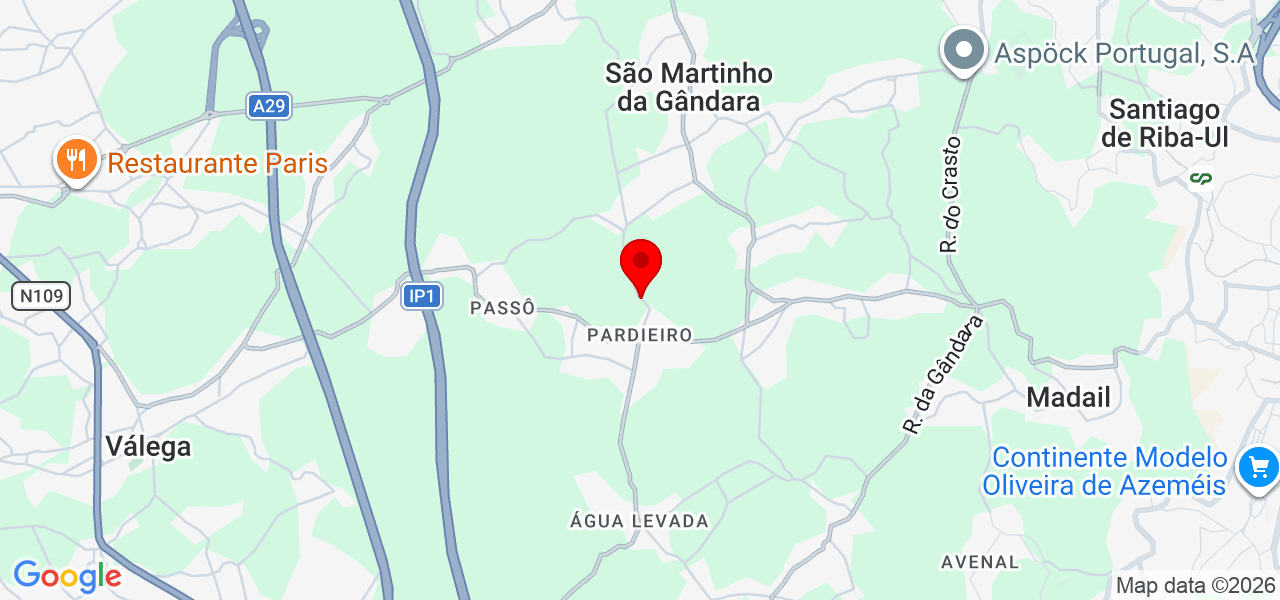 Iris - Aveiro - Oliveira de Azeméis - Mapa