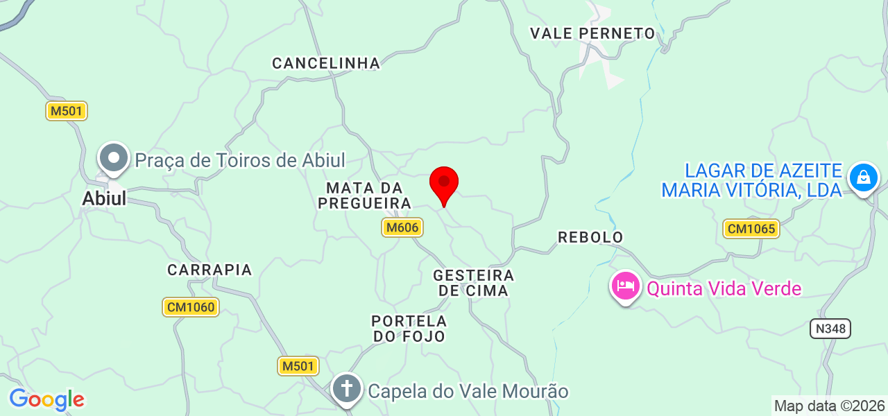 Santos - Leiria - Pombal - Mapa