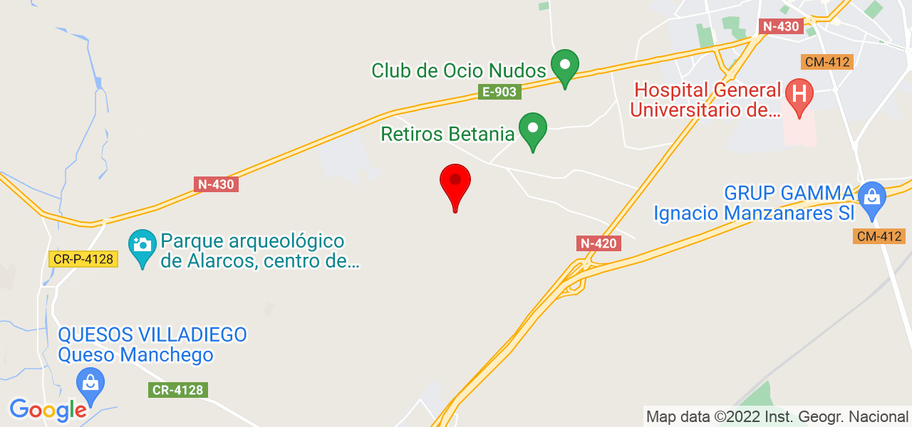 Jos&eacute; - Castilla-La Mancha - Ciudad Real - Mapa