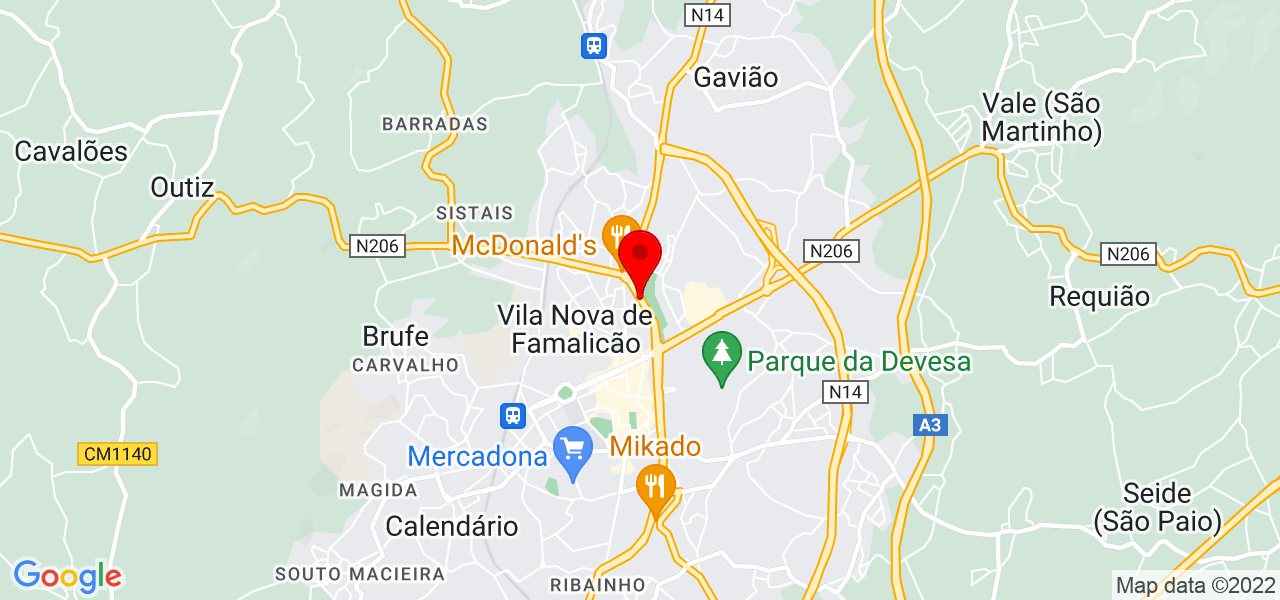 Hugo Rafael Teixeira, Eng. - Braga - Vila Nova de Famalicão - Karte