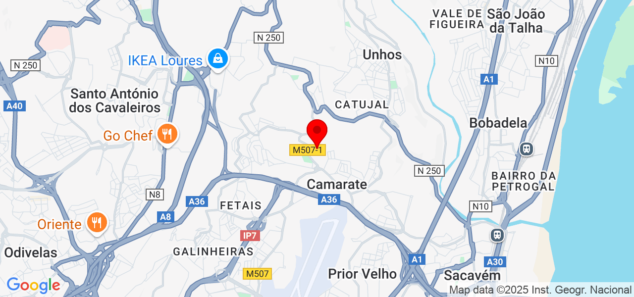 Diana Dias - Lisboa - Loures - Mapa