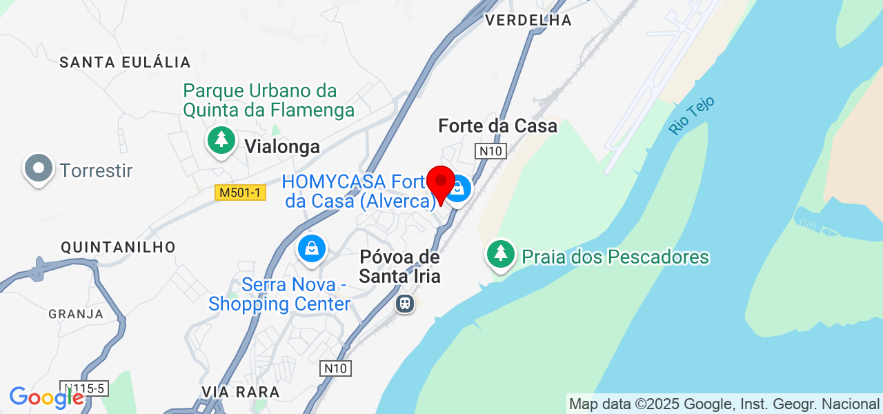 Osvaldina - Lisboa - Vila Franca de Xira - Karte