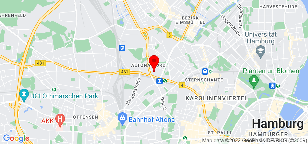 Andr&eacute; Closius - Hamburg - Hamburg - Karte