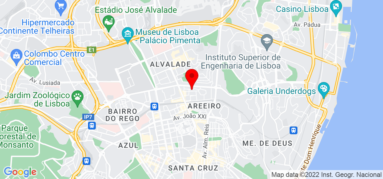 Rose Clean - Lisboa - Lisboa - Mapa
