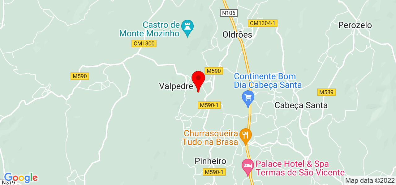 Nuno Guedes - Porto - Penafiel - Mapa