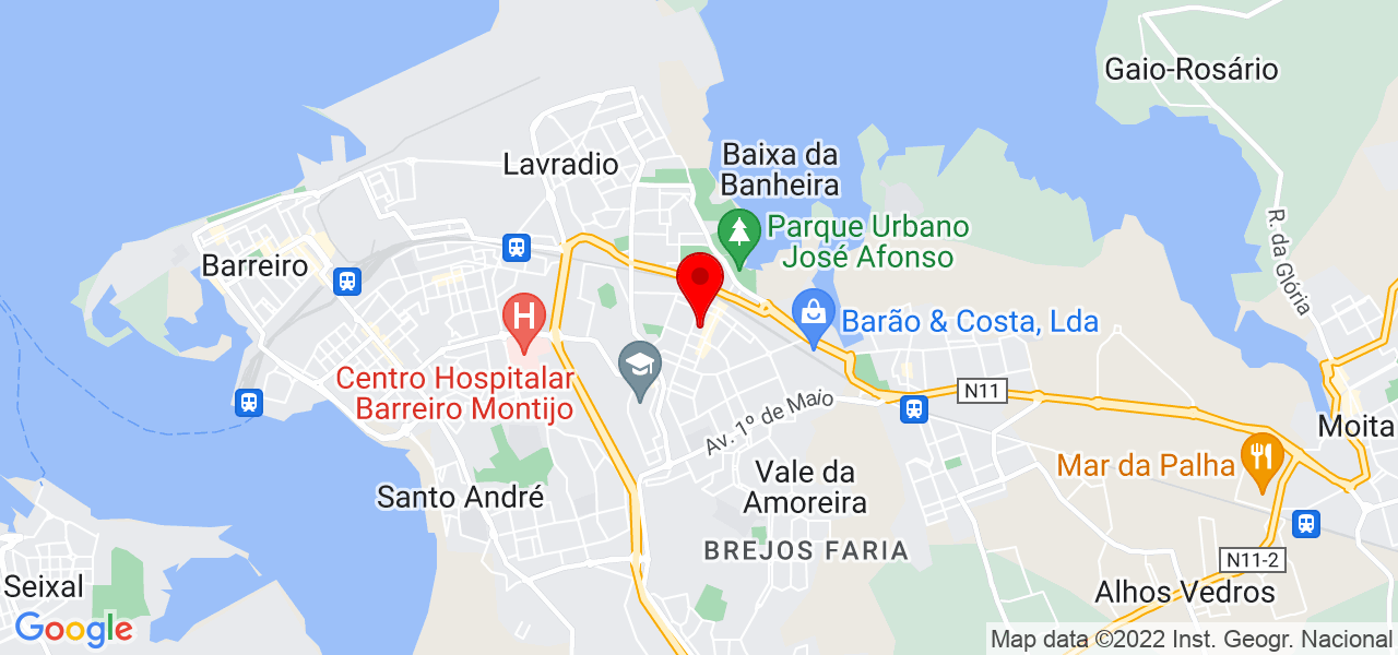 Linda - Setúbal - Moita - Karte