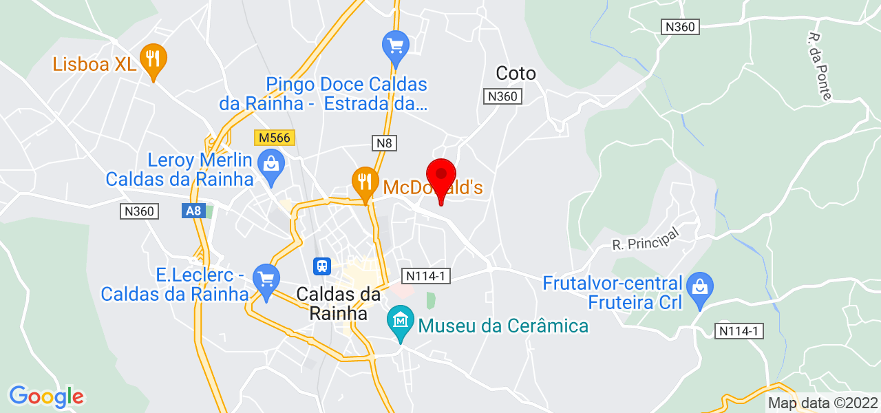 Swift Solutions remodelações e serviços - Leiria - Caldas da Rainha - Mapa