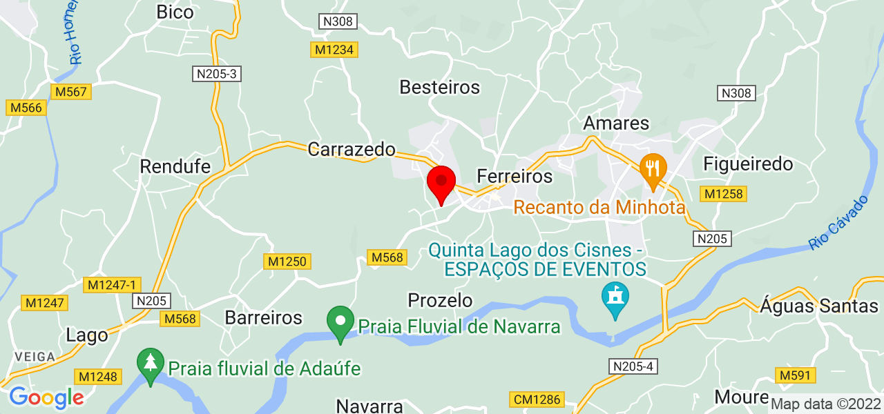 Armando Rodrigues - Braga - Amares - Mapa