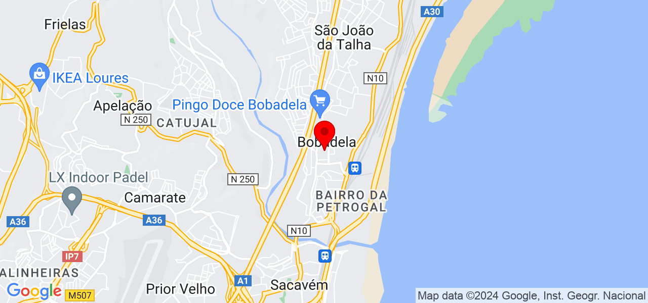 Jo&atilde;o Batalha das Neves - Lisboa - Loures - Mapa