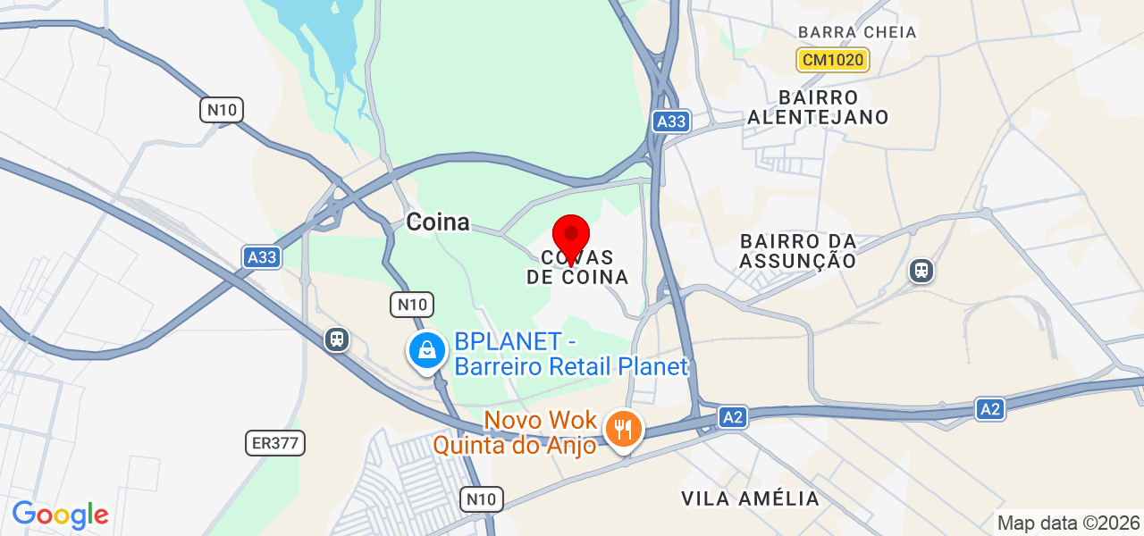 Josiel Dutra - Setúbal - Barreiro - Map