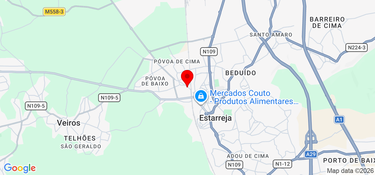 DDG - Aveiro - Estarreja - Carte
