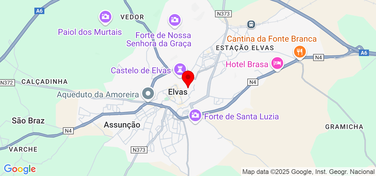 Irmãos Branca Construtora, Construção e Remodelação - Portalegre - Elvas - Mapa