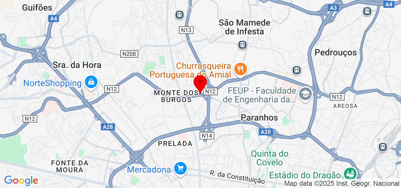 Diana Gomes - Porto - Matosinhos - Karte