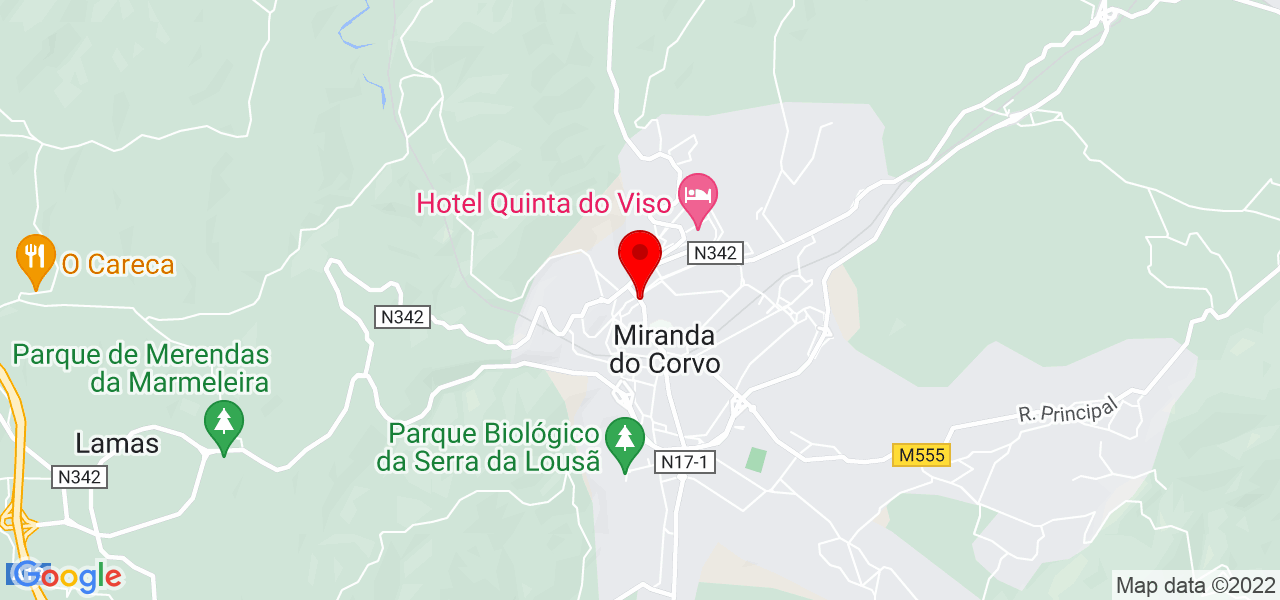 Simão Loureiro - Coimbra - Miranda do Corvo - Karte