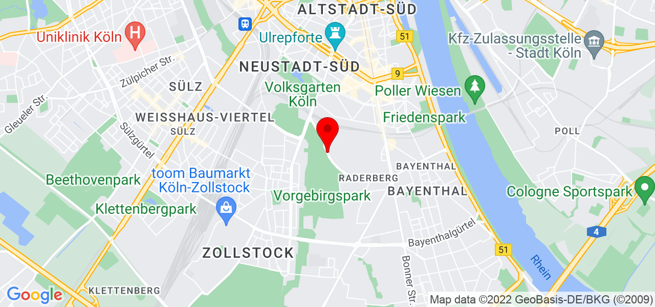 Van der Put GmbH - Nordrhein-Westfalen - Köln - Karte