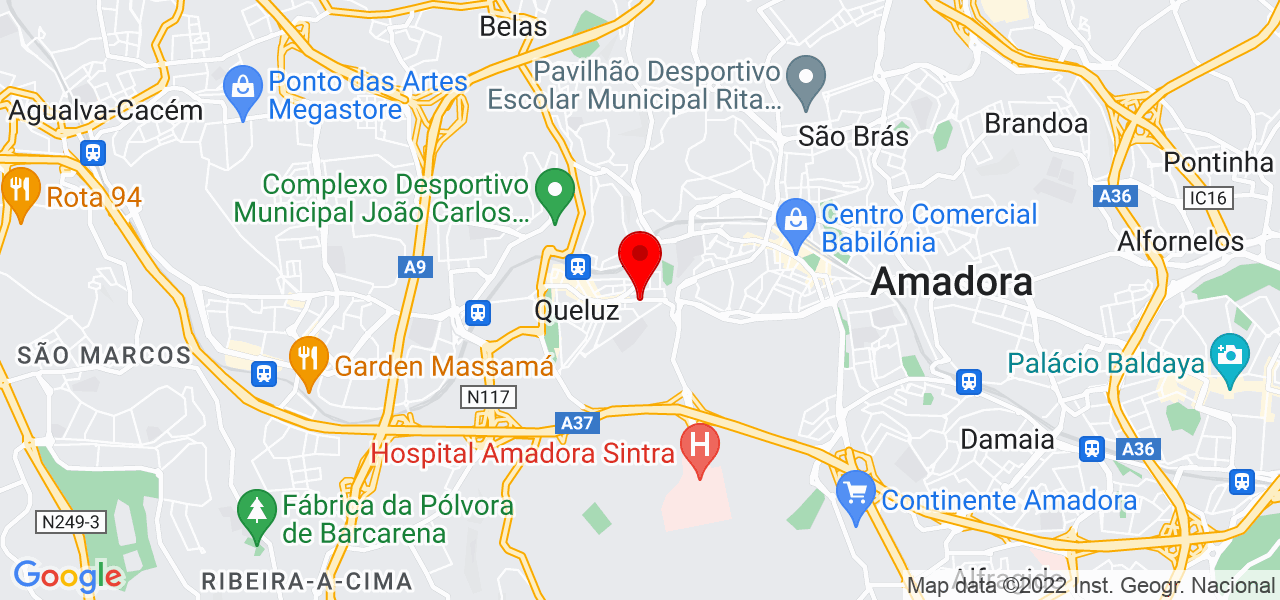 o gato sem medo - Lisboa - Sintra - Mapa