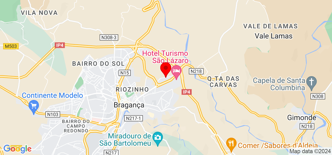 Pet4All - Bragança - Bragança - Mapa