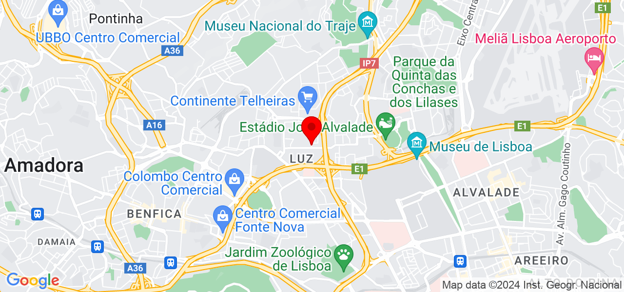 Joaquina Santos - Lisboa - Lisboa - Map