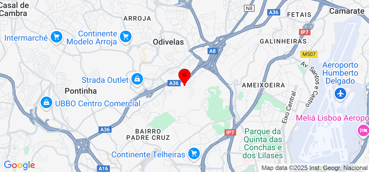 Paulo Fernandes - Lisboa - Odivelas - Mapa