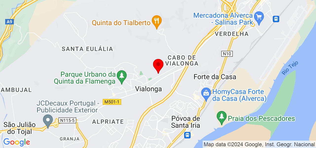 D&eacute;bora Carvalho - Lisboa - Vila Franca de Xira - Map