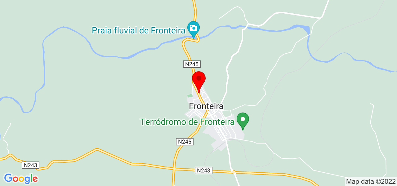 Sky Transportes - Portalegre - Fronteira - Karte