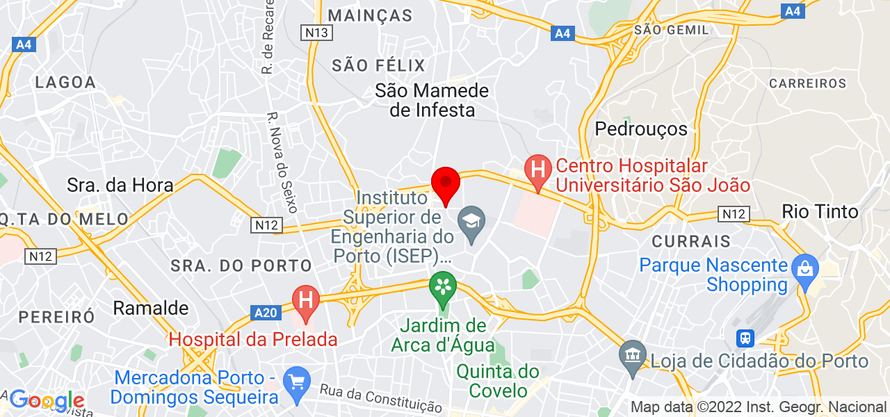Francisco Almeida - Vide&oacute;grafo - Porto - Porto - Mapa