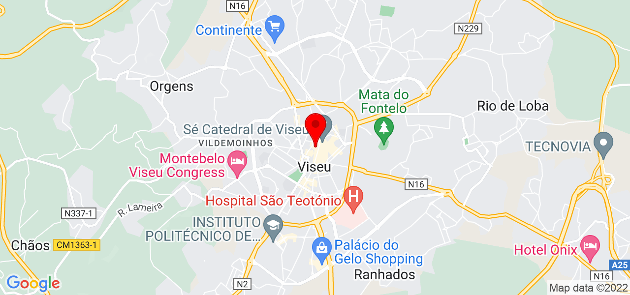 Margarida Rodrigues - Viseu - Viseu - Mapa
