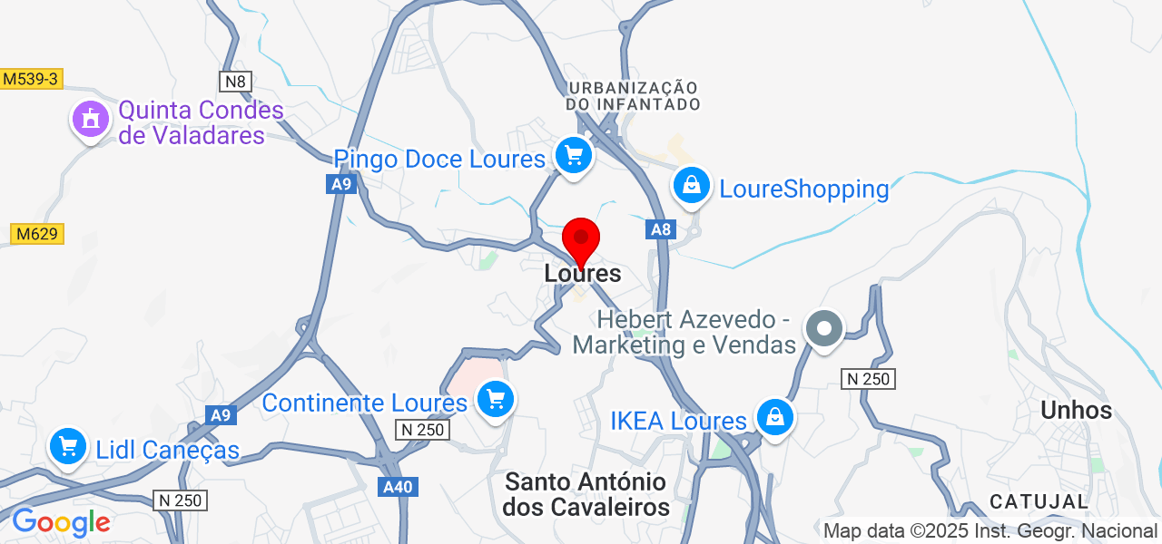Pedro Lopes - Lisboa - Loures - Karte