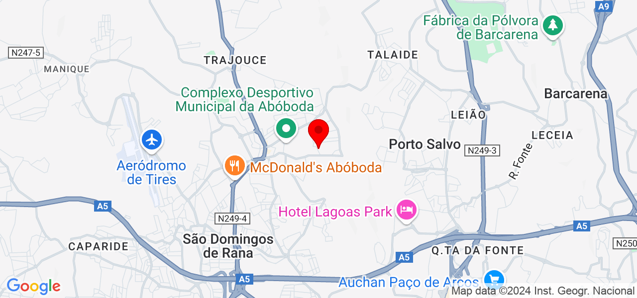 Ana Antunes - Lisboa - Cascais - Mapa