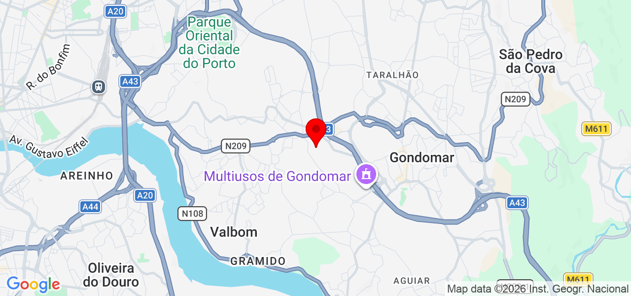 Ricardo Oliveira - Porto - Gondomar - Mapa