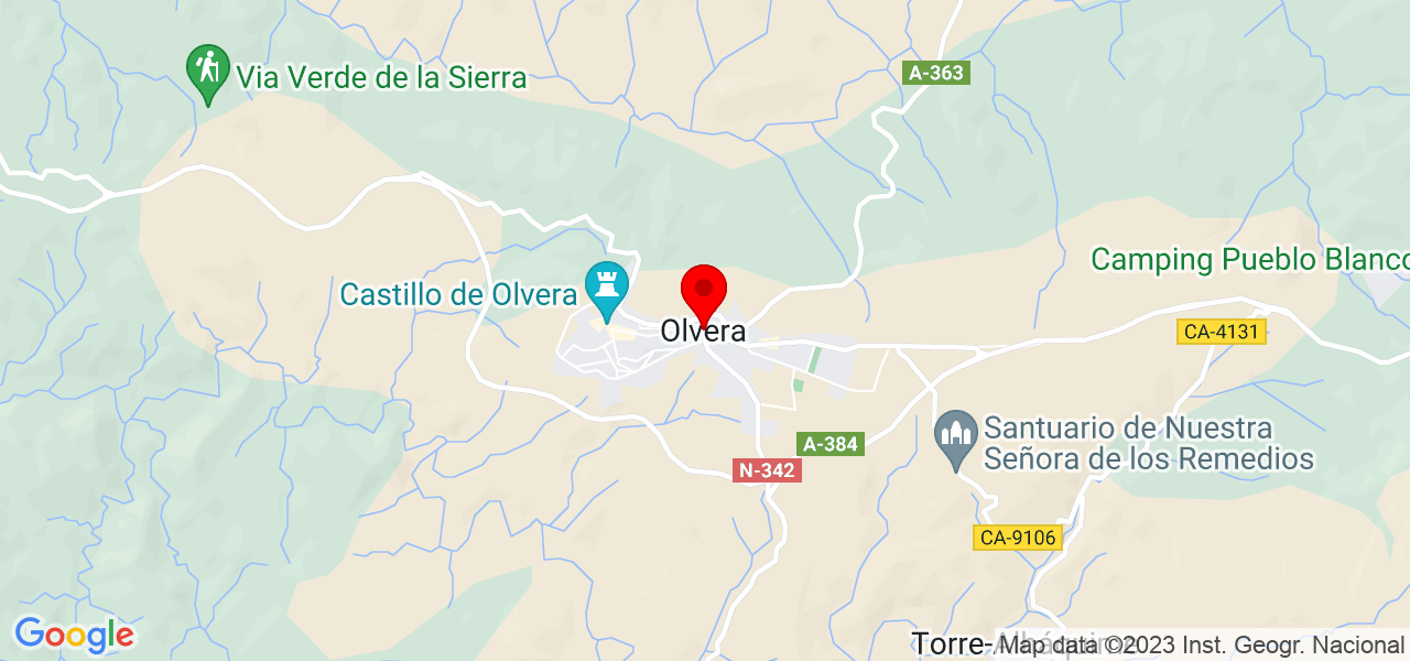 Gema - Andalucía - Olvera - Mapa