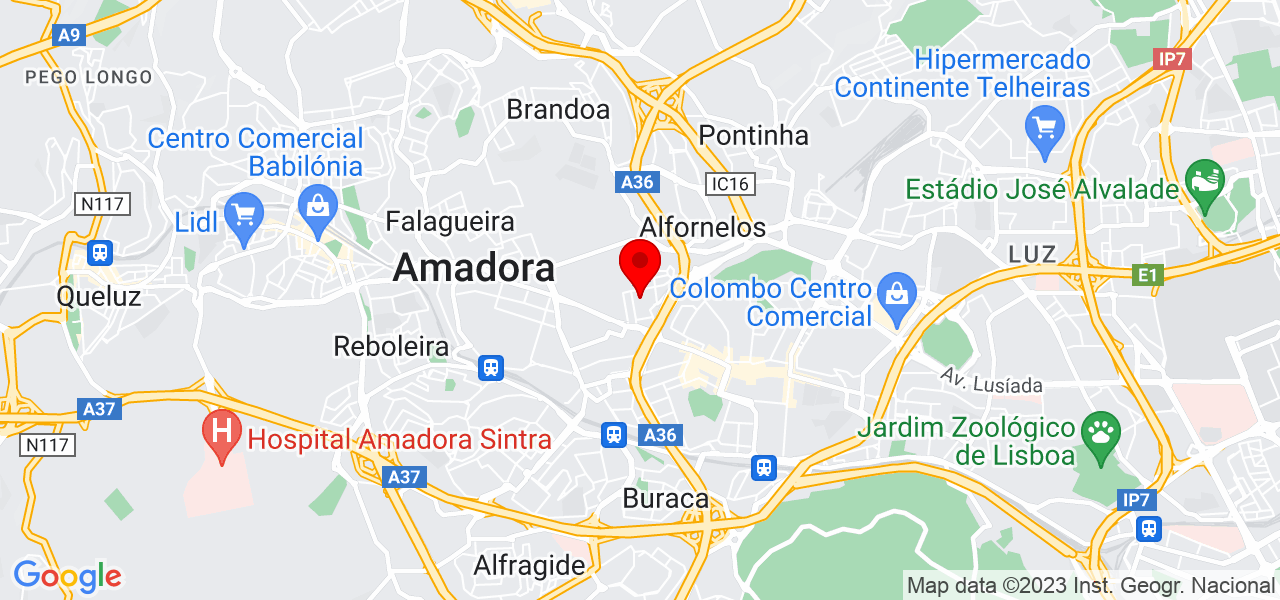 Miranda Construção - Lisboa - Amadora - Map