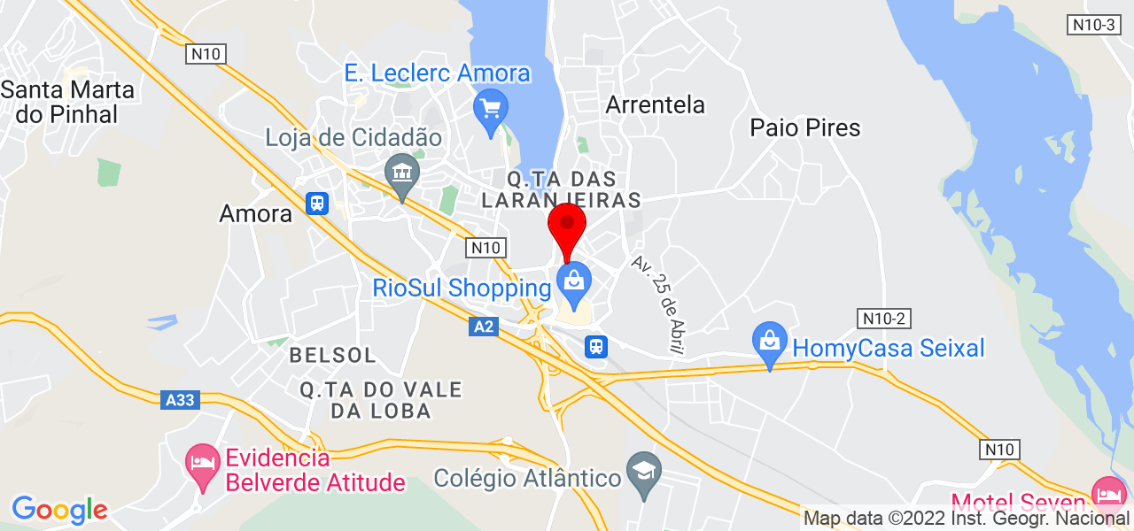 Raifer Rodriguez - Setúbal - Seixal - Map