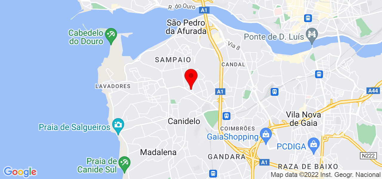 Marta Vedor - Organização e Companhia - Porto - Vila Nova de Gaia - Mapa