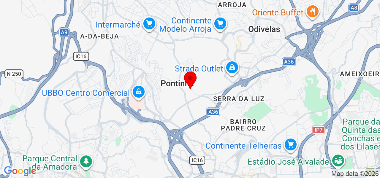 Anderson Andrade - Lisboa - Odivelas - Mapa