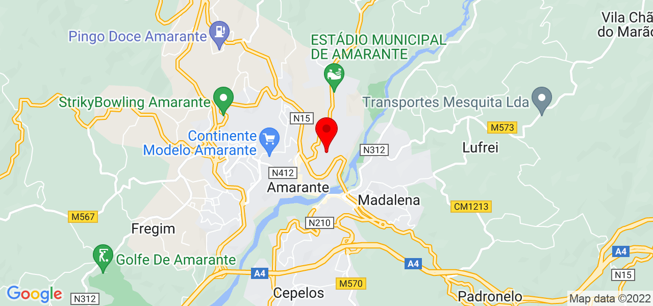 Regras&amp;Sugest&otilde;es, Lda - Porto - Amarante - Mapa