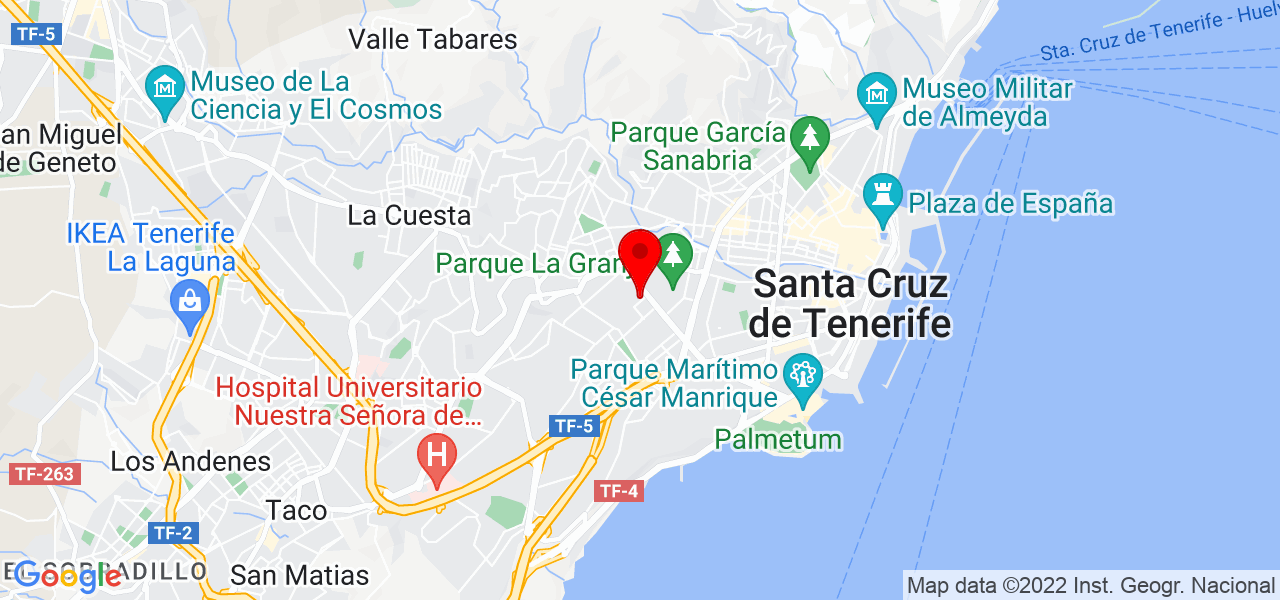 Conche - Islas Canarias - Santa Cruz de Tenerife - Mapa