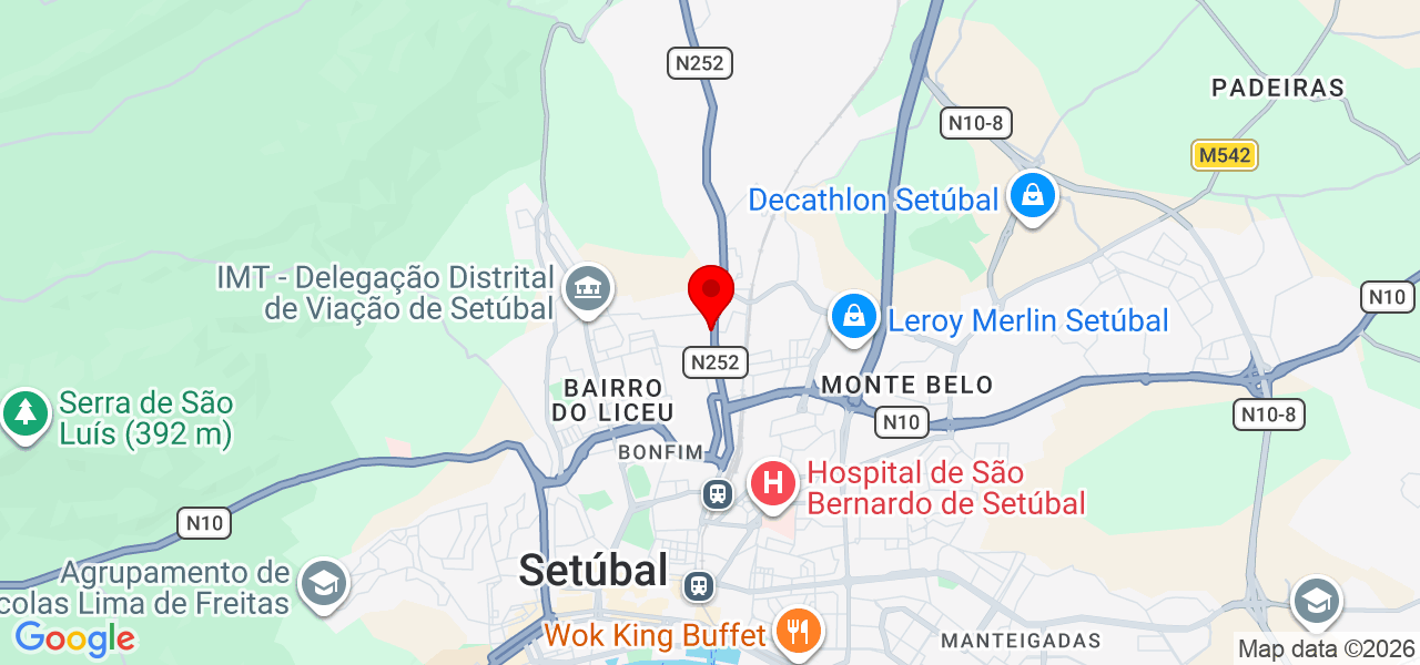 Luciana Félix - Setúbal - Setúbal - Karte