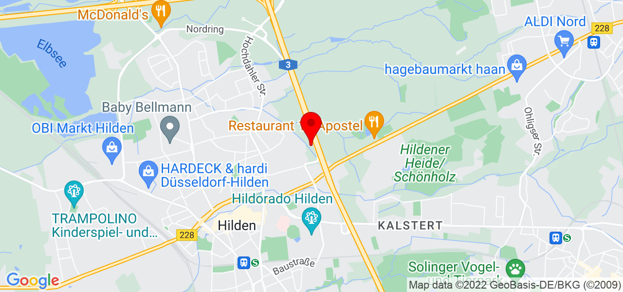 Nathanael Ketema - Nordrhein-Westfalen - Mettmann - Karte