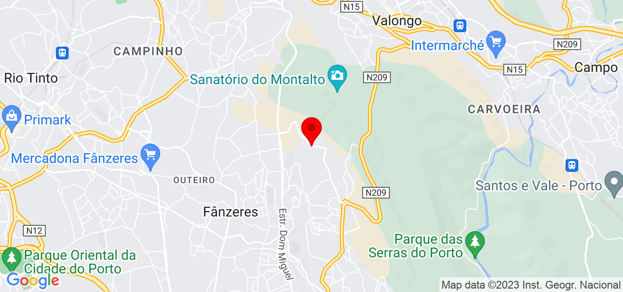 Ademir Luz - Porto - Gondomar - Mapa