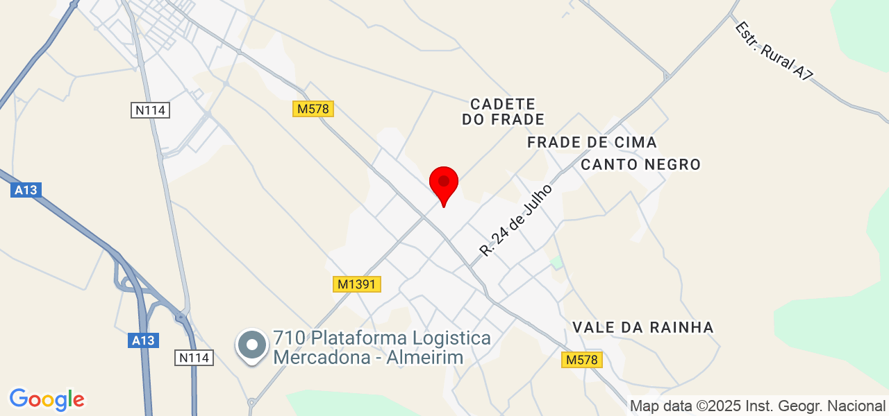 Ruben Correia - Santarém - Almeirim - Map
