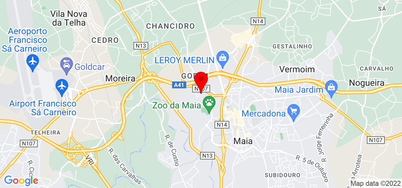 RM Botelho | Home Experts - Porto - Maia - Mapa