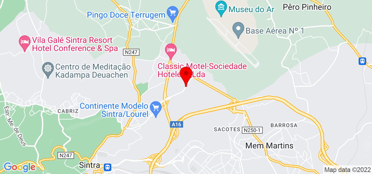 Fernando Lopes - Lisboa - Sintra - Mapa