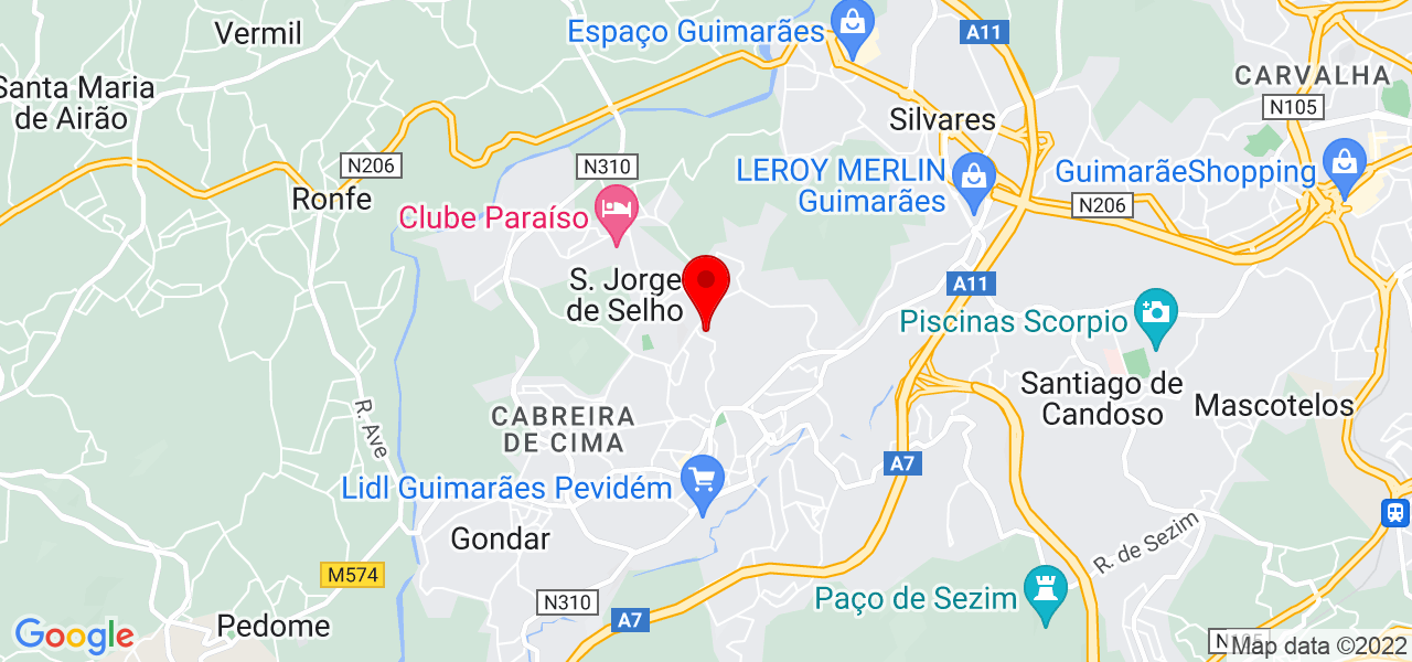 guaybidoor - Guaybito, Lda - Braga - Guimarães - Mapa